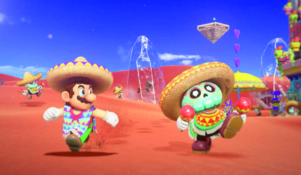 Screen z gry "Super Mario Odyssey"